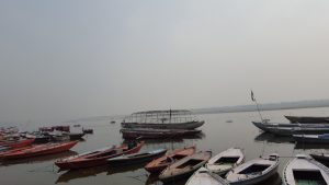 On the banks of the holy Ganges (Varanasi)